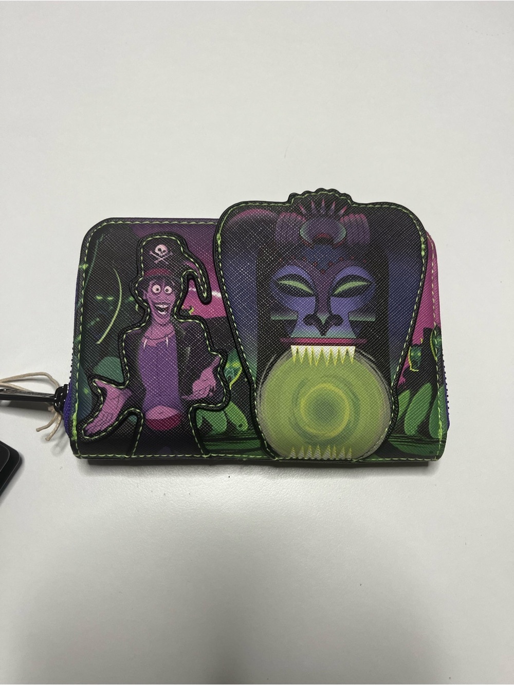 Disney Villains Purple Green Pink Tarot-Inspired Zip Wallet